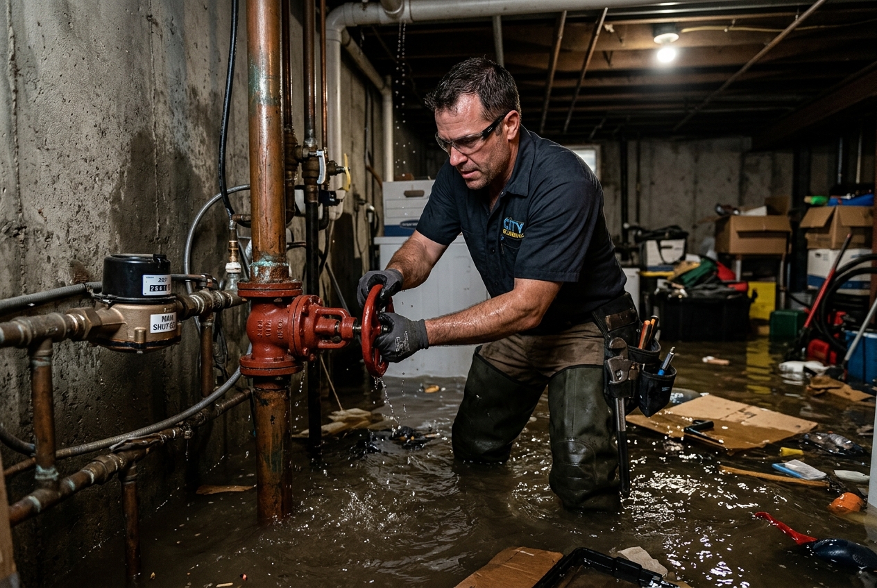 Emergency leak repair response in Lakewood NJ