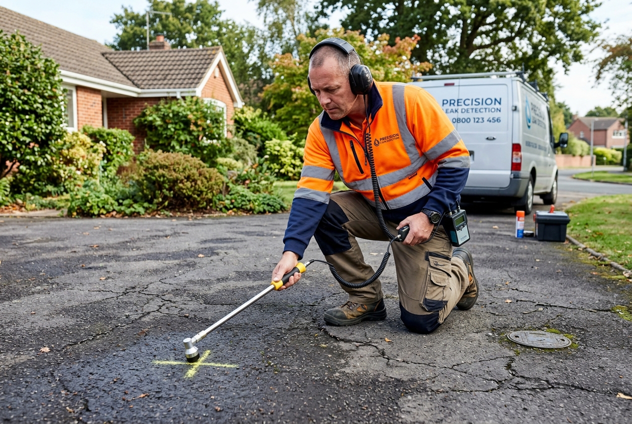 Underground water line leak detection Lakewood NJ equipment